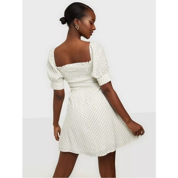 NWOT FAITHFULL THE BRAND Dulcia Smocked Bodice Mini Dress Size 4 - Picture 10 of 16